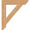 Ekena Millwork Traditional Slat Smooth Bracket, Western Red Cedar, 5 1/2"W x 34"D x 38"H BKT06X34X38TRA06SWR - alternate 2